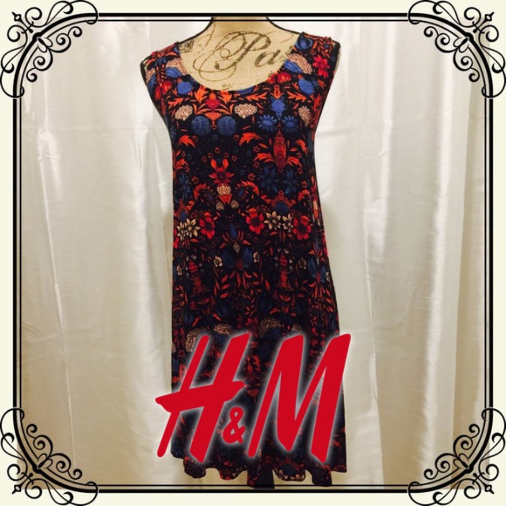 H&M sleeveless floral dress